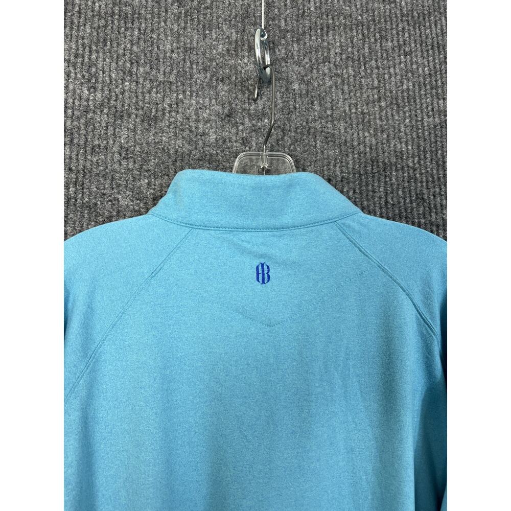 Holderness & Bourne Shirt Mens XL Blue 1/4 Zip Long Sleeve Performance Golf - Picture 6 of 12